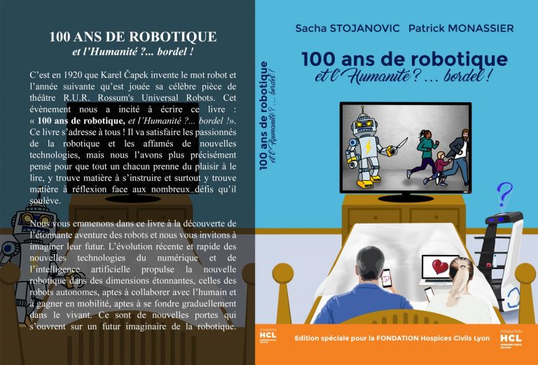 Couverture du livre 100 ans de robotique